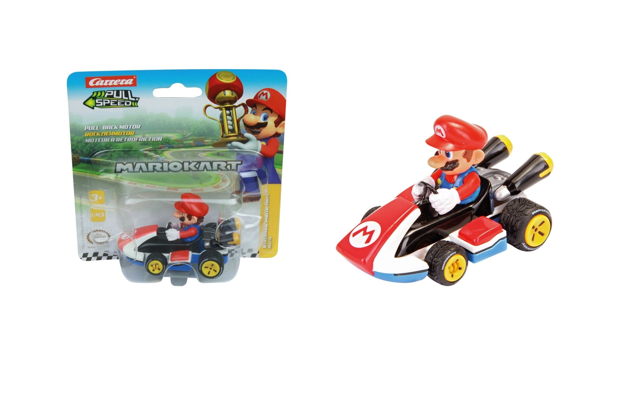 PULL N SPEED MARIO KART 8 - MARIO BLISTER - Premium for Kids in Qatar | Toysaro.com